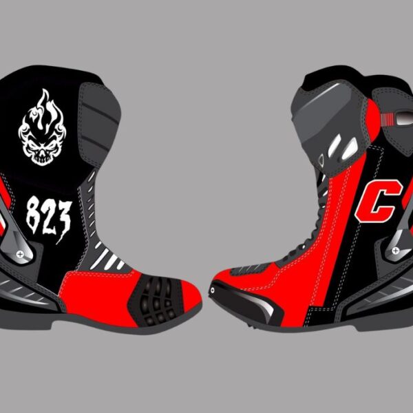 Motobike Shoes – Red