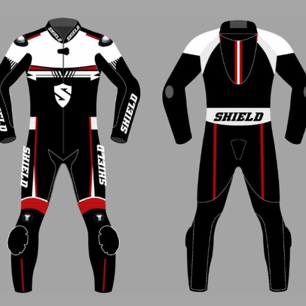 Racing Suit - Dark Gray Red