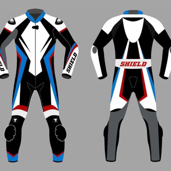 Racing Suit - White Purple