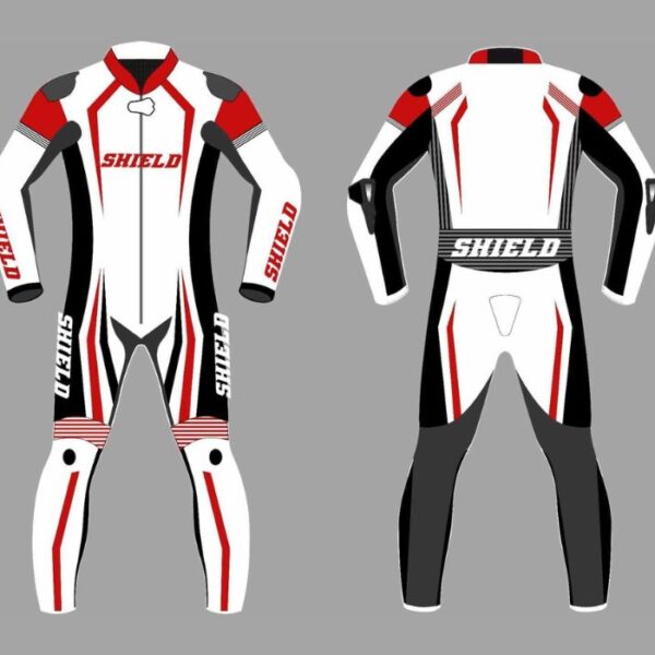 Racing Suit - White Red