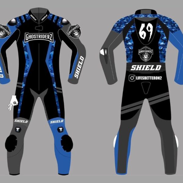 Racing Suit - Dark Blue Black