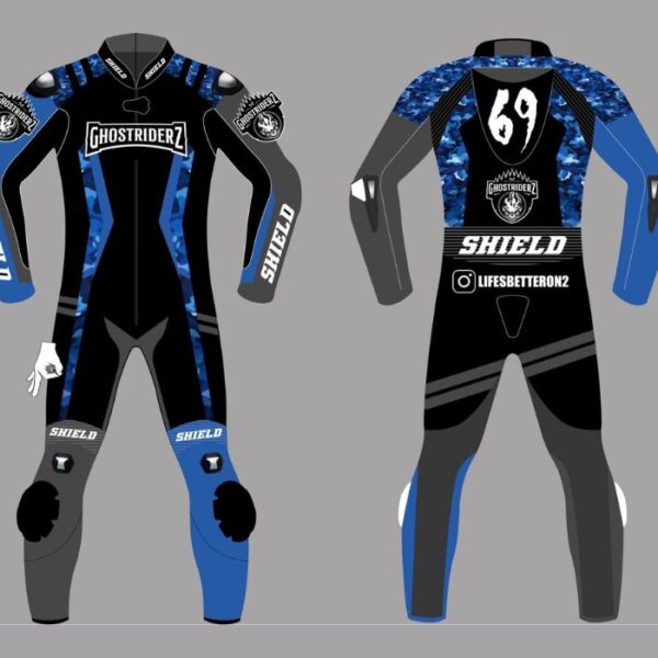 Racing Suit - Blue Black