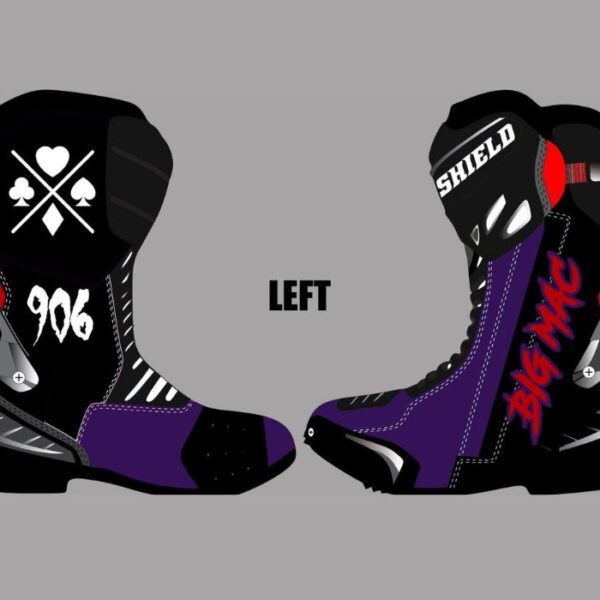 Motobike Shoes – Purple